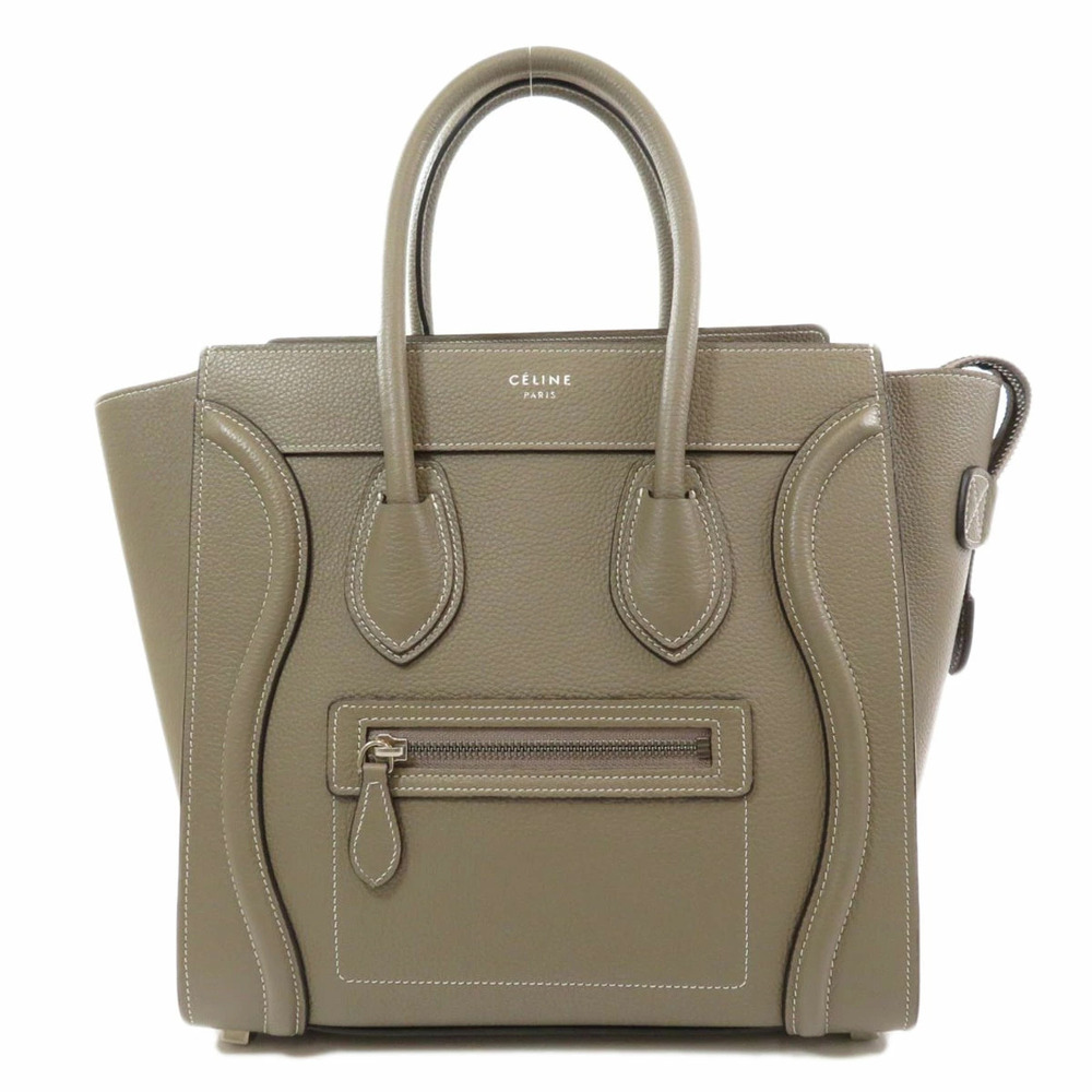 Celine Luggage 2way Leather Handbag Calfskin - Picture 11 of 11